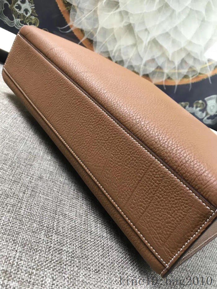 愛馬仕HERMES 男包 公事包 德國進口togo牛皮 頂級316純鋼五金 男士手提包  tdher1369